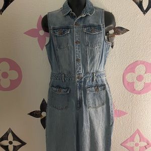 Forever 21 Large Denim Jumpsuit